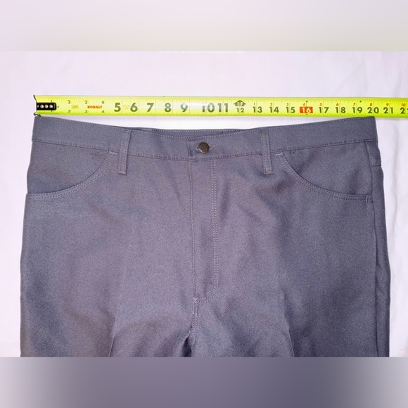 Wrangler NWT Men’s Size 40W 30L Grey Polyester Business Casual Dress Jeans - Picture 3 of 10